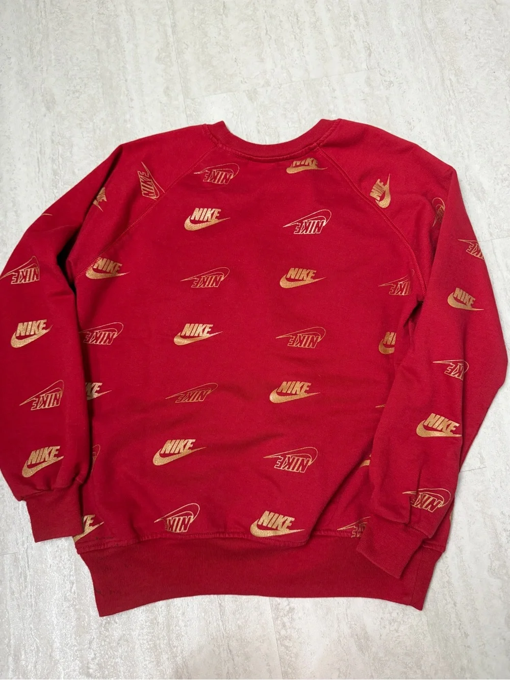 Vintage 90's Nike Crewneck sweatshirt all over Nike print
